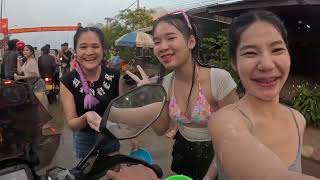 เล่นสงกรานต์วันที่สองที่เมืองปากเซก่อนไปเล่นที่ประเทศไทย|ຫລິ້ນປີໃຫມ່ຢູ່ເມືອງປາກເຊ
