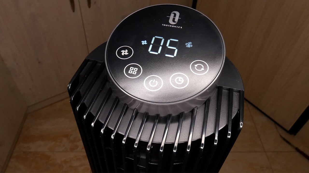 TaoTronics Height Adjustable Oscillating Tower Fan (TT-TF005) - YouTube