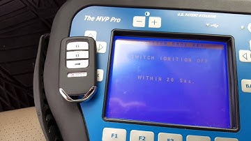 2013 Honda Accord smart key programming.