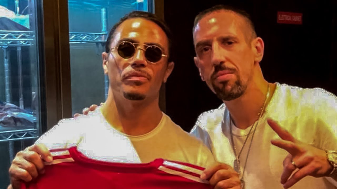 Franck Ribery Visit Nusret Steakhouse DUBAI With His Family! Salt Bae ...