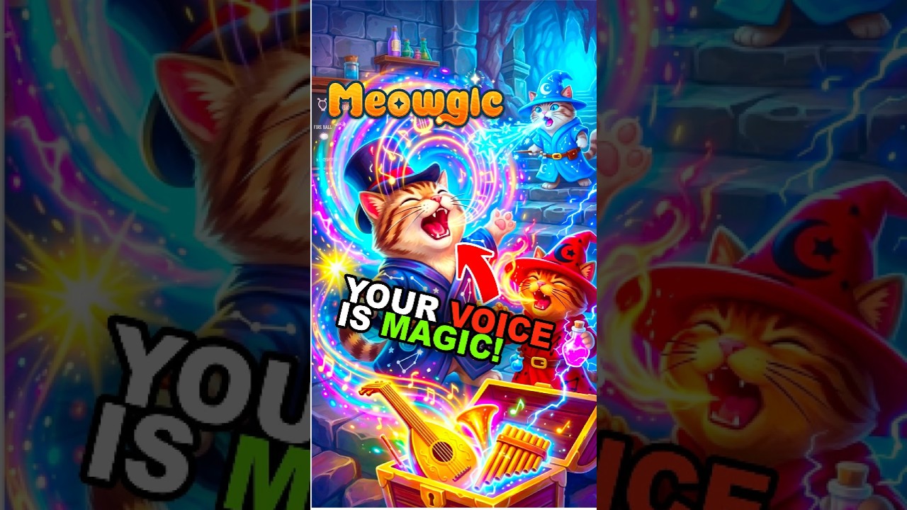 Meowgic - Gameplay co-op dengan kontrol teriakan