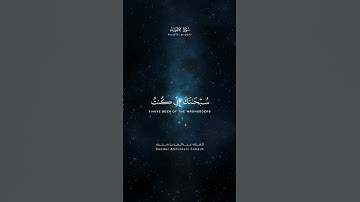 وذا النون إذ ذهب مغاضبا | القارئ عبدالعزيز سحيم | حالات واتس اب | القرآن الكريم