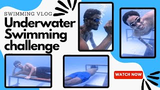 Underwater Swimming Challenge with Shivraj & Vivek, Sanuj Swimming Vlog