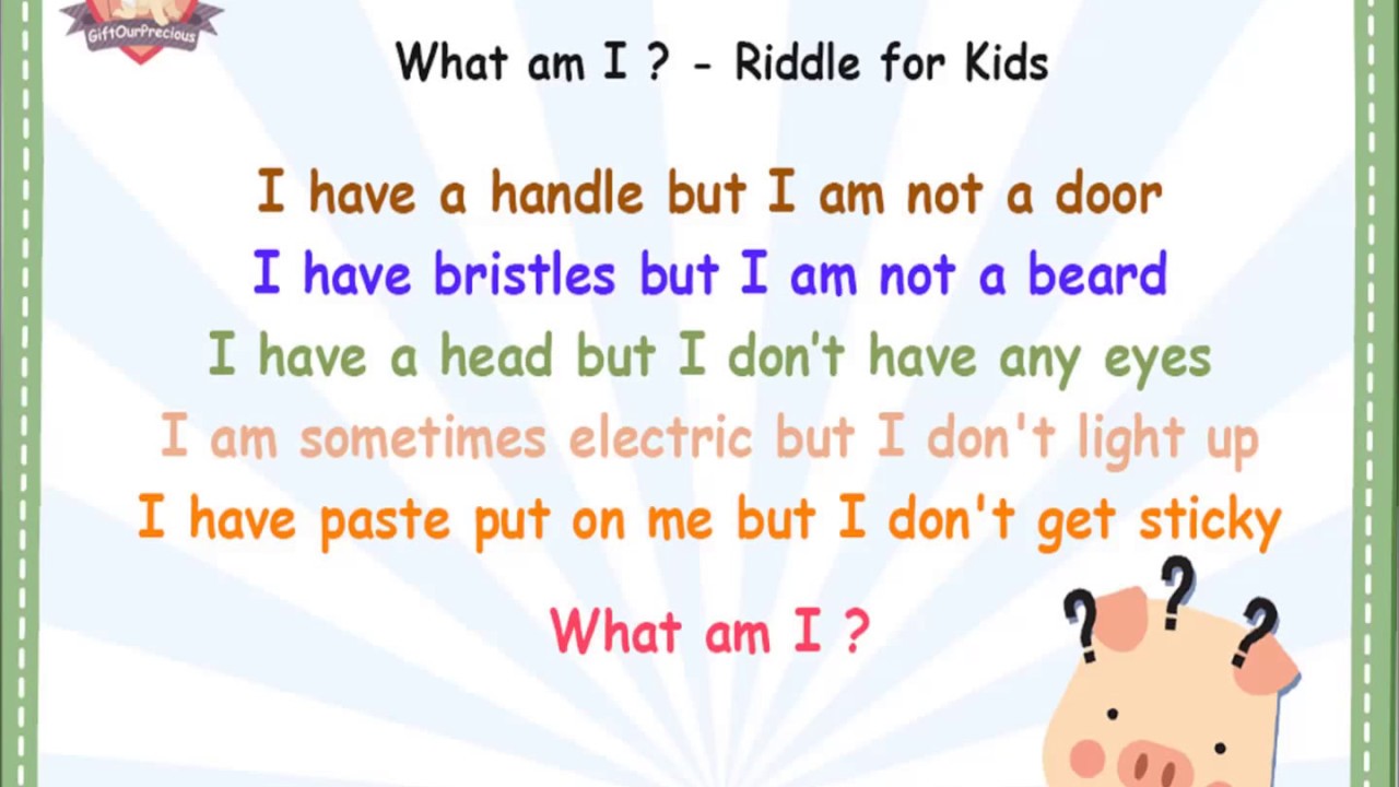 What am I Riddles and Answers for Kids www