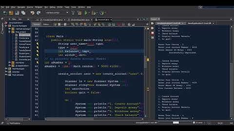 Bank Management System with basic Java | codeTrick