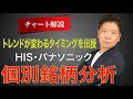 【銘柄分析】トレンドが変わる条件・タイミングを伝授！HIS＆パナソニックの２銘柄を徹底解説！＜株式投資＞