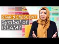 Toile et croissant  symbole de lislam   dr safiyyah ally