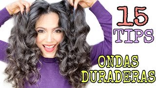 Tips para que las ondas duren más tiempo ONDAS DURADERAS