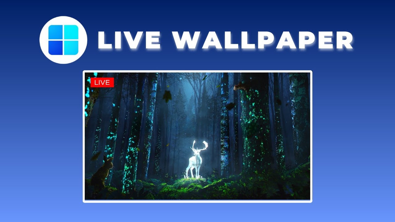 How to SET Live Wallpaper in Windows 11 (2025) | Animated Wallpaper for ...