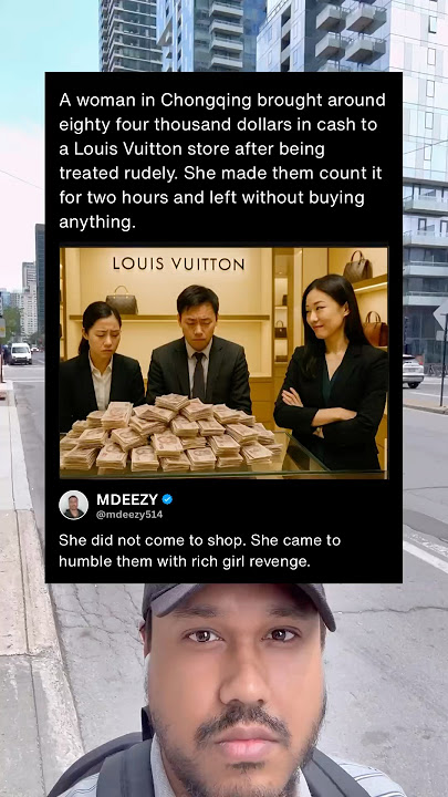 She did not come to shop. She came to humble them with rich girl revenge. ￼