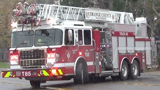 OCFA Truck 85 responding