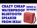 IKEA &quot;Vappeby&quot; Wireless Portable Bluetooth Speaker -- DEMO &amp; REVIEW