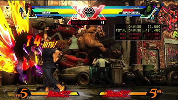 Ultimate MvC3: Akuma Corner Combo