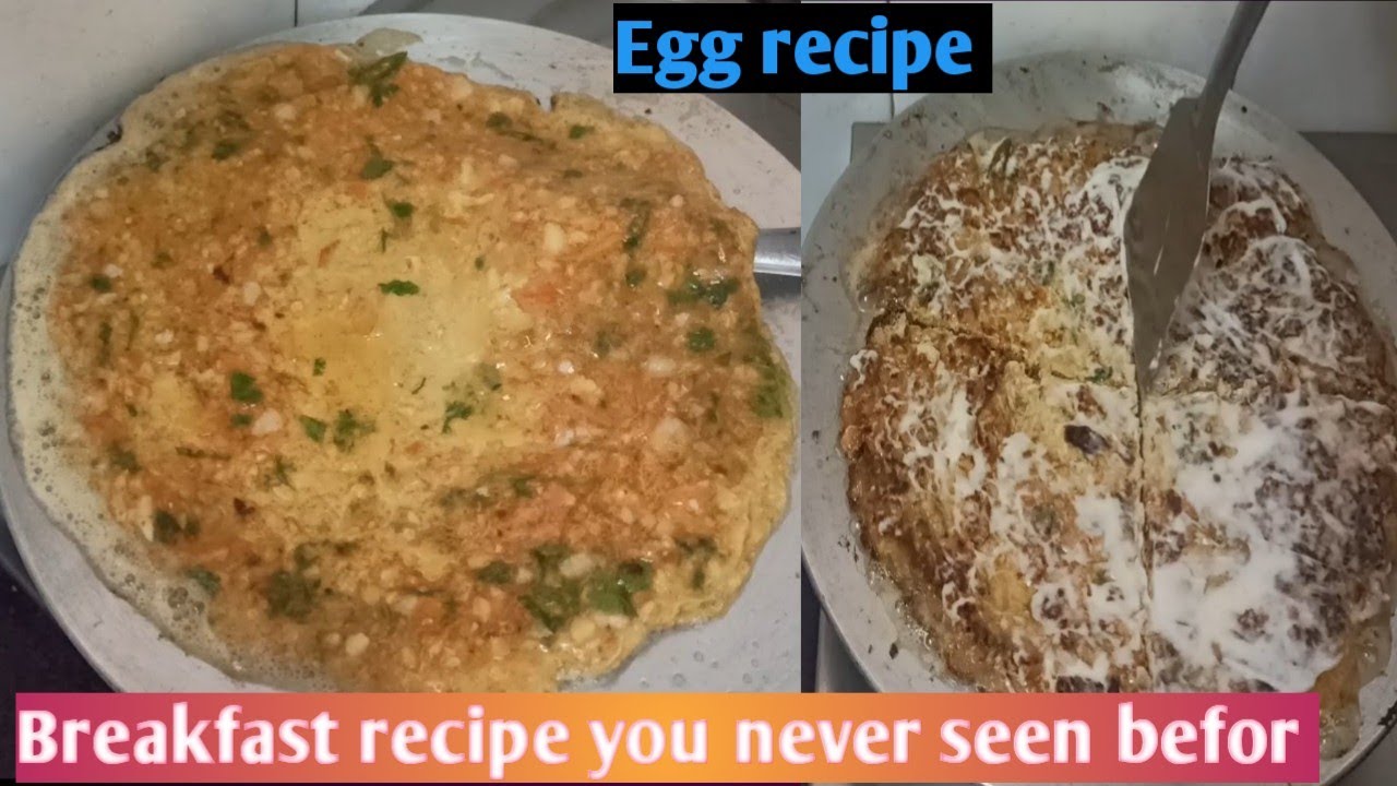 Easy and simple Egg breakfast recipe -Quick masala egg omelette fluffy