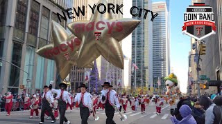 Macy's Thanksgiving Day Parade and the Texas Tech GOIN' BAND , Delivers a Spectacular Performance!