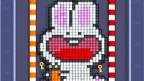 Pixel flow level 64 hard level Walkthrough Solution 