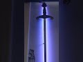 my favorite decorations in my setup #gamingsetup #sword #rgb #backlit