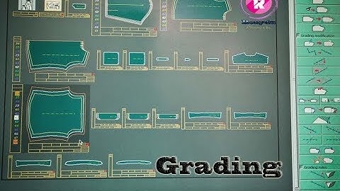 Lectra pattern grading tutorial| Lectra modaris pattern Grading 2017
