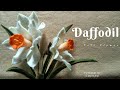 (EASY!) #DIY Daffodil Felt Flower Tutorial by S Nuraeni - How to Make Daffodil Felt Flowers