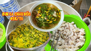 Đậm đà hương vị bún cá heo quay Châu Đốc 45k/tô trên vỉa hè Sài Gòn - Vi Na TV
