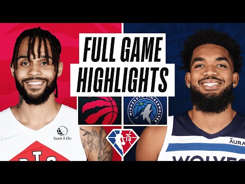 RAPTORS at TIMBERWOLVES | FULL GAME HIGHLIGHTS | February 16, 2022