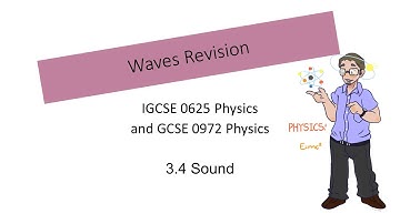 3.4 Sound  Revision - IGCSE Physics MEMO