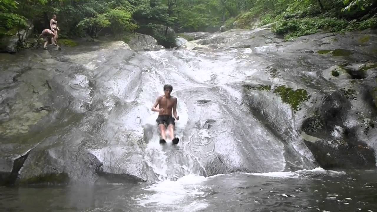 Sliding Rock A Natural Water Slide Sliding Rock A Natural Water Slide
