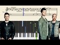 The Script - Hall Of Fame - Piano Tutorial + SHEETS