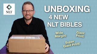 Unboxing 4 New NLT Bibles from Tyndale!