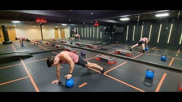 Single kettlebell Renegade row