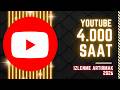 Youtube'da 4.000 Saat İzlenme Süresi Tamamlamak ! Çok Basit! #youtube