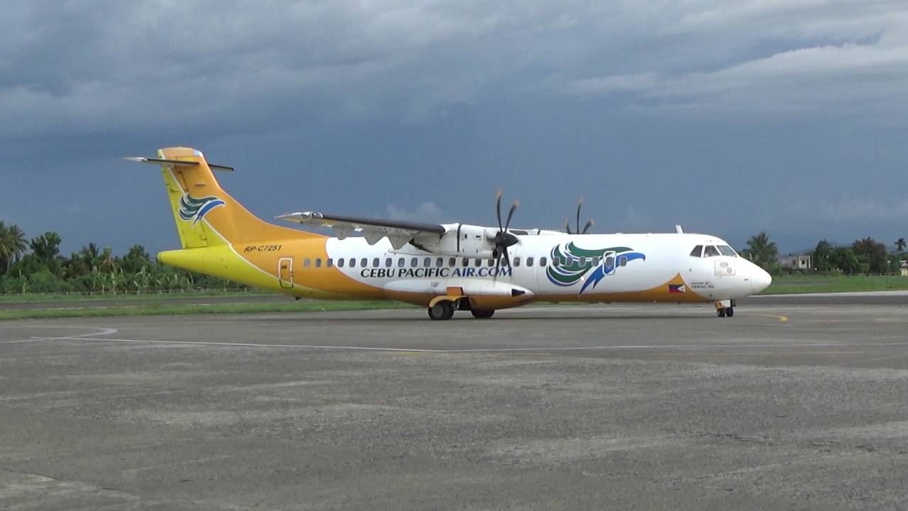 Propeller Plane Cebu Pacific ATR 72500 (72212A) YouTube