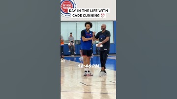 A day in the life of Cade Cunningham