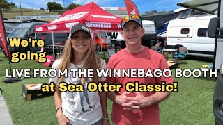 Live from the Winnebago booth at Sea Otter Classic bike festival!