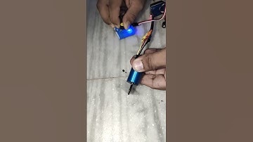BLDC Motor check with servo tester #creative #art #robotics #project