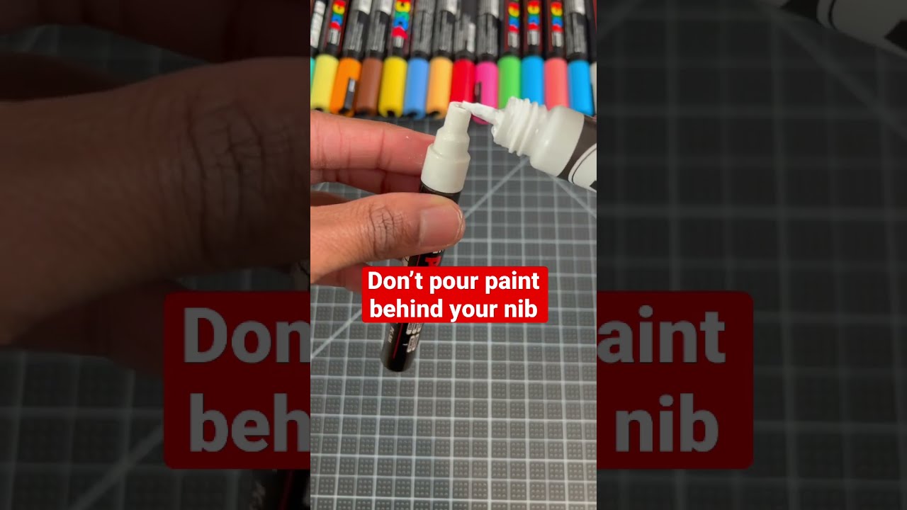 Never Refill Your Posca Pens This Way Art Drawing Shorts