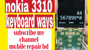 nokia 3310. (123)key not working. nokia 1030/3310 keyboard problem solution.