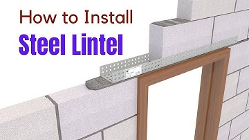 How to install Steel Lintel #SteelLintel #GiLintel #construction #Innovation #Lintel