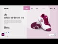 Shome Website template design in Adobe Xd