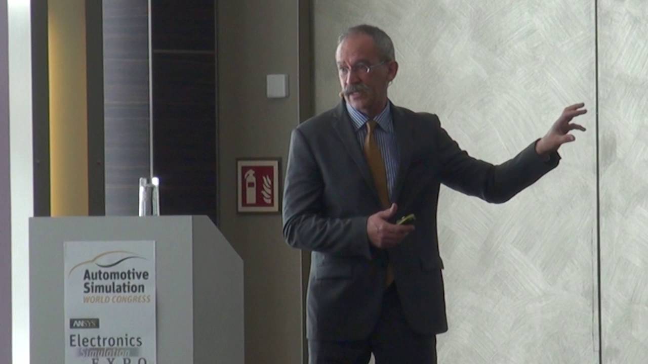 Philippe Trautmann presents at the  2016 ANSYS Automotive Simulation World Conference