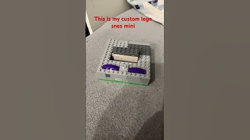 This is my custom lego snes mini #shorts  #lego #snesmini #sehar #awezchaitrend
