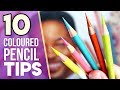 10 TIPS TO IMPROVE AT DRAWING | Coloured Pencil Tips