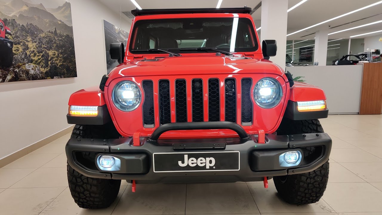 2021 Jeep Wrangler Rubicon Modifying Red Color - Off Road SUV | Exterior  and Interior Walkaround - YouTube