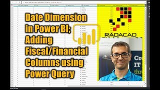 date dimension in power bi with financial or fiscal columns