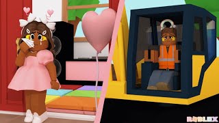 He MISSED The DADDY DAUGHTER VALENTINES Dance! *EXTENDED CLIP + BLOOPERS* Roblox Bloxburg Roleplay
