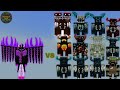 The Murderer of Ender Dragon vs Warden Plus (Warden's) | Minecraft Bedrock | MobBattle