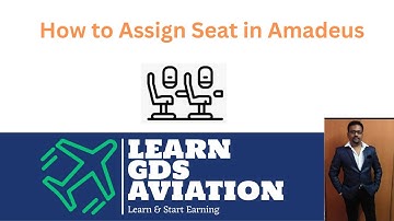 How to Assign seats in Amadeus|Amadeus seat command