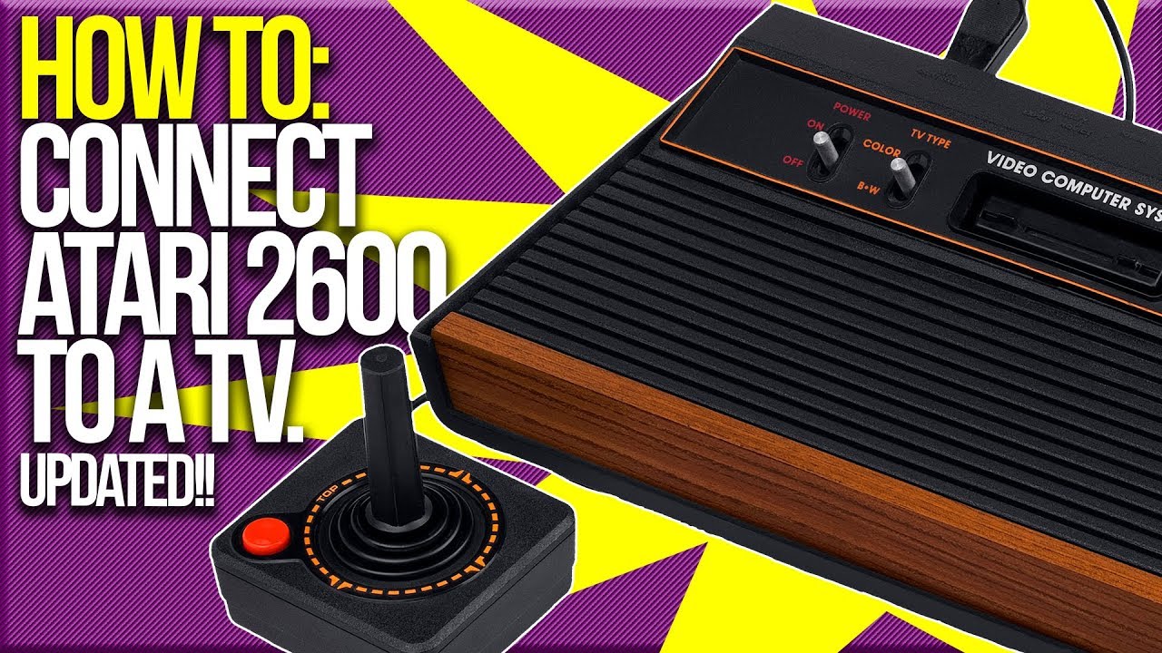 how to connect atari 2600 to modern television
