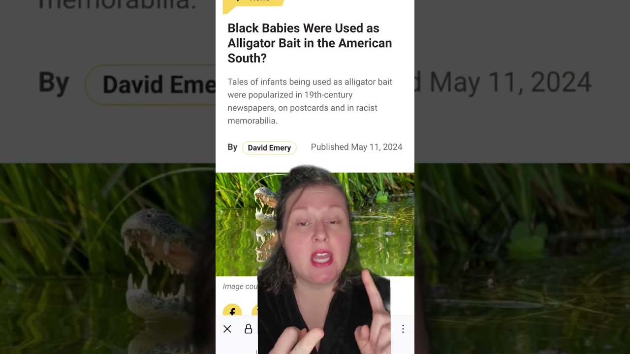 Gators eating babies?