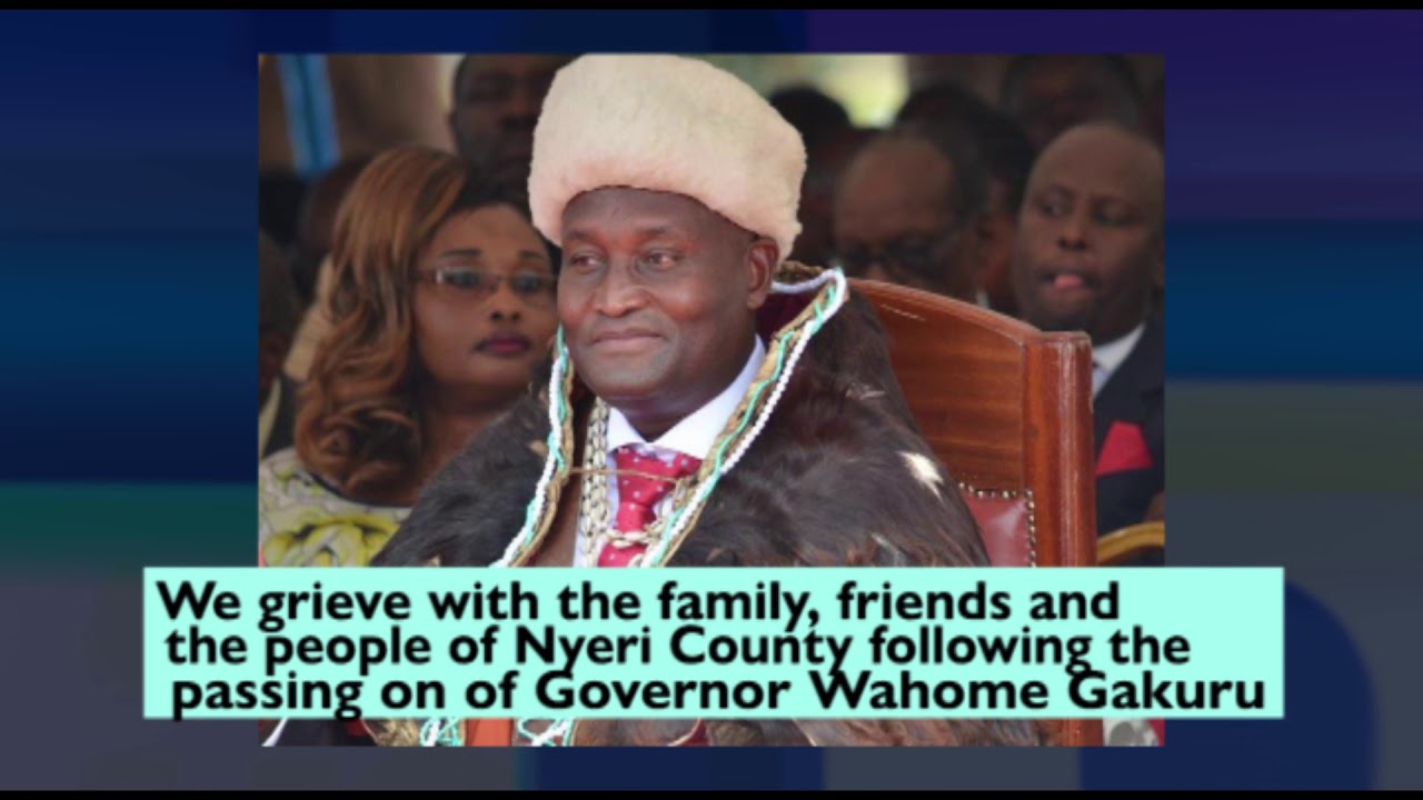 Life and times of Late Dr. Wahome Gakuru in Pictures - YouTube